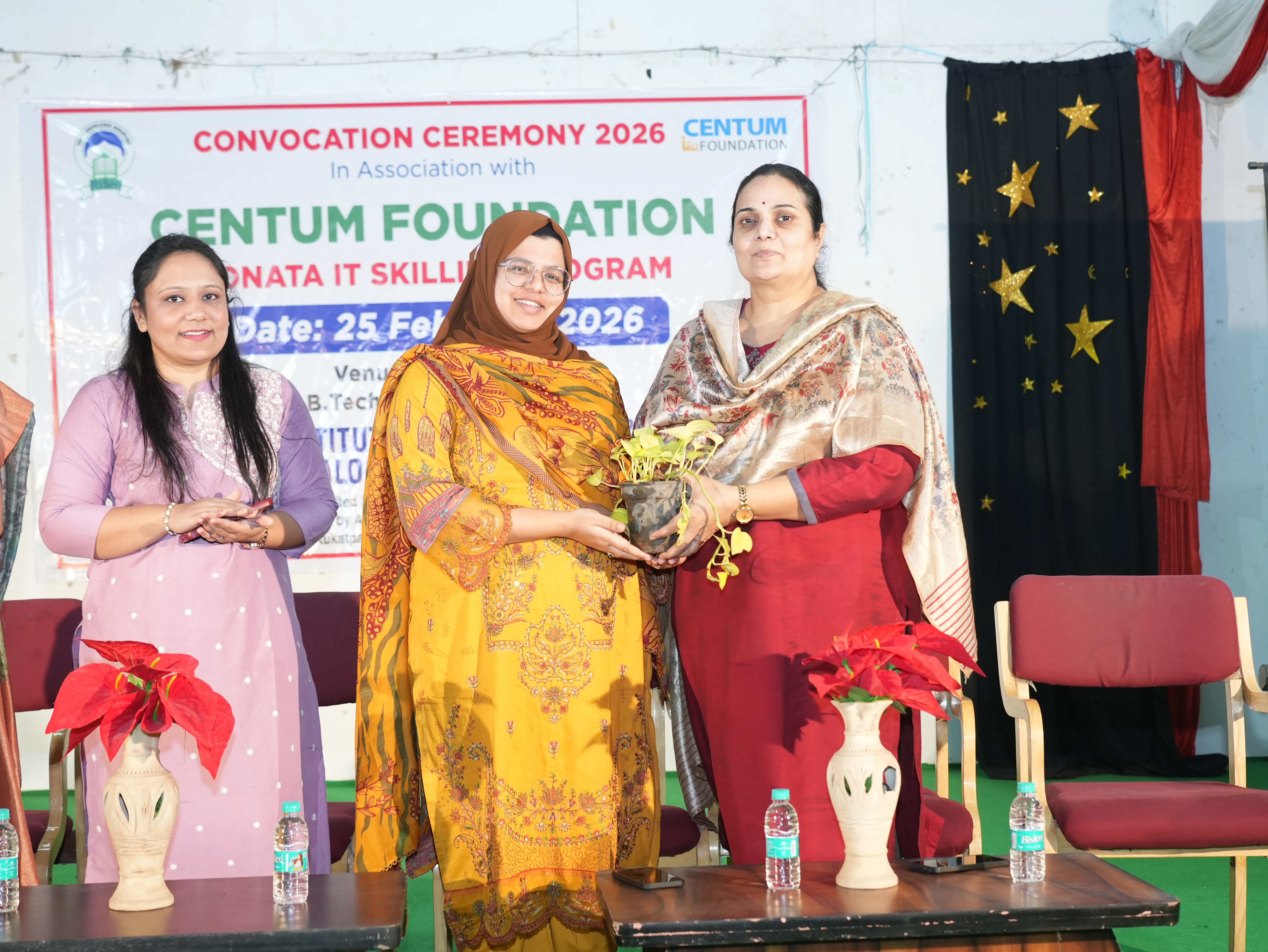 Convocation Ceremony of Sonata CSR through Centrum foundation for 4 th year students - RITW
